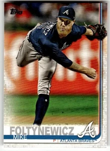2019 Topps #387 Mike Foltynewicz Atlanta Braves Baseball - Picture 1 of 2