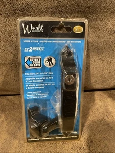 Wright Products - Keyed Colonial Push Button Door Latch for Screen and Black  - Foto 1 di 4