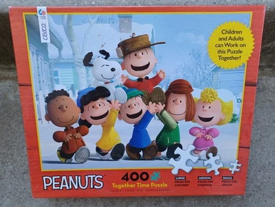 Peanut's Gang 400pc Together Time Jigsaw Puzzle by Ceaco 2016 - Image 1 of 3