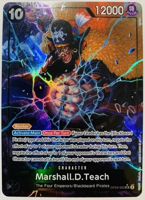 Marshall.D.Teach SR Alt Art OP09-093 One Piece TCG English Card - Image 1 of 2