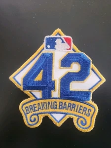 Jackie Robinson 42 April 15 LA Dodgers Baseball Jersey Patch Stitched Brand New - Picture 1 of 5