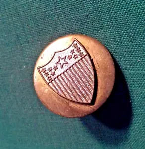 Vintage WW2/Korean War Era US Army Adjutant General Corps Collar Disc Pin Brass - Picture 1 of 4