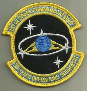 PATCH 3D SPACE OPERATIONS SQ USAF SATELLITES COMUNICAZIONE ORBT SOLDATO USA FLY - Foto 1 di 2