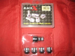 fits NISSAN TERRANO 200SX 300ZX LOCKING WHEEL NUTS 12x1.25 RACE X RX0403 4 PACK - Picture 1 of 1
