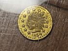 1854 California Fractional Gold Bear #14 