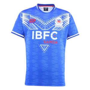 Samoa Rugby League 2024 Players Dynasty Home Jersey Sizes S-7XL! - Picture 1 of 5
