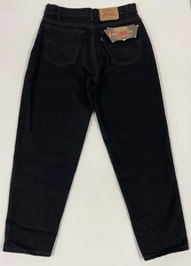 Vintage 90's Levi's 560 Red Tab Loose Fit Tapered Leg Black Jeans Size 33 X 30 - Picture 1 of 16