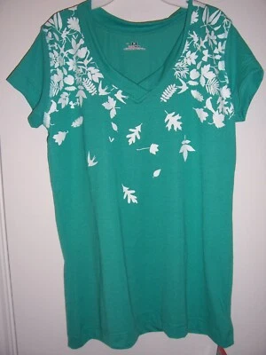 Under Armour Shirt, Women's Medium UA Welch Tee, V Neck, SS, New With Tags - Image 1 of 3