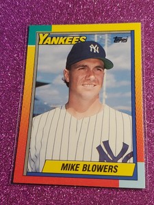 1990 Topps Traded #9T Mike Blowers Rookie New York Yankees