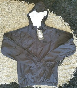 LONSDALE Ladies 8 Hoody Hooded Top Regular Fit Rain Jacket Coat BLACK NEW UK - Picture 1 of 1