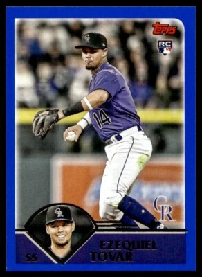 2023 Topps Archives Ezequiel Tovar RC Colorado Rockies #217 - Image 1 of 2