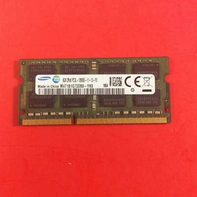 8GB Samsung M471B1G73DB0-YK0 PC3L-12800S DDR3-1600 Laptop Memory RAM NT* - Image 1 of 2