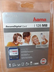 128MB SD MEMORY CARD by HAMA. (full size) NEW OLD STOCK. - Picture 1 of 2