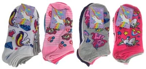 Girls Unicorn Socks Set 12 Pairs Low Cut Size 6-8 Rainbows Diamonds Stars Gift - Picture 1 of 3