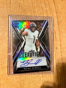 2023 Leaf Exotic - Noah Sewell - Deer Prismatic XRC Auto #d 2/6