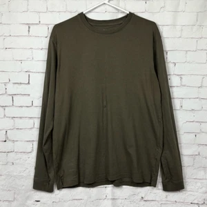 Maglietta co abbigliamento Austin uomo manica lunga media vestibilità classica girocollo verde - Foto 1 di 10