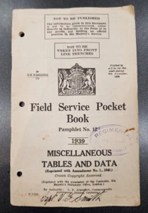 Australia • Field Service Pocket Book / 1939/40 / War Office / Canberra - Picture 1 of 4