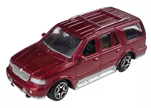 Motormax Lincoln Navigator No. 6044 Dark Red Diecast 1:64 Car SUV - Picture 1 of 3