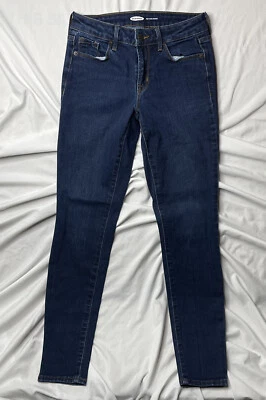 Old Navy Pop Icon Skinny Jeans Low Rise Blue Denim Women's Juniors Size 0 - Image 1 of 4