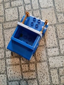 LEGO DUPLO Item Car Vintage 2003 (Jeep) Blue | White | Orange #48033 - Picture 1 of 4