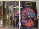 Entity Comics, Lot de Sept (7) Livres Ninja Intergalactiques Zen, '94, Jalon
