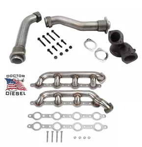 Turbocharger Up Pipe Kit & Tubular Manifold For 1999.5-2003 Ford 7.3 Powerstroke - Picture 1 of 1