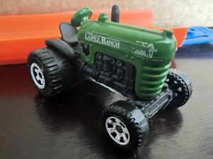 2011 Matchbox Lopez Ranch Farm Tractor 1100 Series 1:64 Green Diecast Toy 