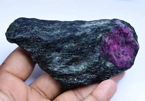100% Natural African Ruby in Zoisite 1228.0CT Specimen Facet Rough AGL Certified - Picture 1 of 7