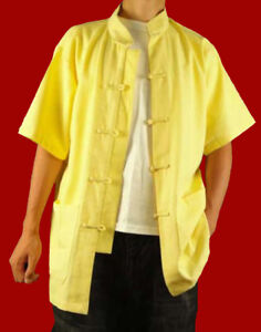 100% Cotton Kung Fu Martial Arts Tai Chi Shirt Clothing XS-XL Tailor Custom Made