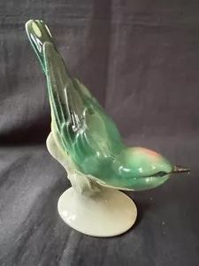 Ancien oiseau en porcelaine allemande. Plusieurs marques + numéro bas - Photo 1 sur 8