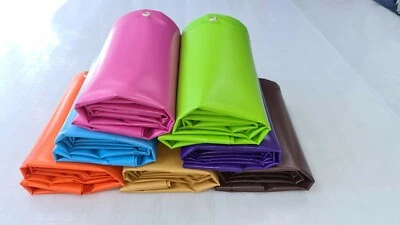 ALLPLAS Tarpaulin ritardante fiamma rosa resistente viola ghiaccio blu lime e altro