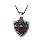 The Legend of Zelda Link Hylian Shield Alloy Key Chain Keyring Pendant Necklace