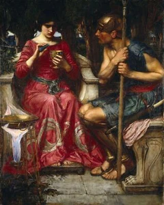 Oil Painting repro John William Waterhouse Jason and Medea 1907 - Picture 1 of 1