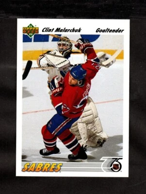 Hockey Card -Clint Malarchuk -Sabres - Upper Deck - 1991 - #368 - Image 1 of 2