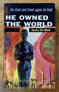 He Owned The World by Charles Eric Maine - vintage 1961 Avon sci-fi, Powers art - Picture 1 of 6