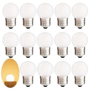 G40 1.5w Low Wattage Led Bulb Equivalent 15 Watt Light Bulbs Standard E26 Base C - Picture 1 of 8
