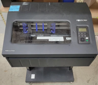 Printronix P8010 Pedestal 1000LPM Line Matrix Printer - Image 1 of 2