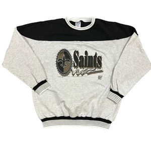 Vintage 1993 Warfields All Out Apparel New Orleans Saints Crewneck Men’s XL NFL - Picture 1 of 13