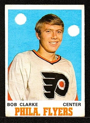 1970 - 71  OPC O Pee Chee  # 195 BOBBY CLARKE   VG - Image 1 of 2