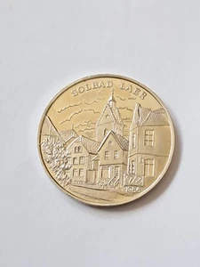 Medaille Solbad Laer Lkr Osnabrüxk Häuser Kirche Ortswappen unedel ca. 10,15 g - Bild 1 von 2