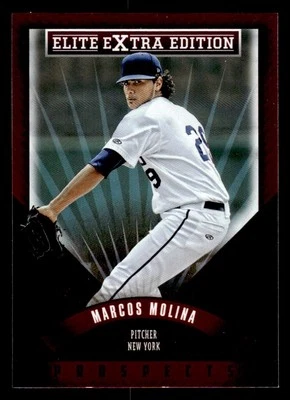 2015 Panini Elite Extra Edition - #154 Marcos Molina - New York Mets - Image 1 of 2