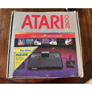 Vintage Atari 2600 “Vader” 4-Switch Console (Model CX-2600) – All Black - Picture 1 of 8