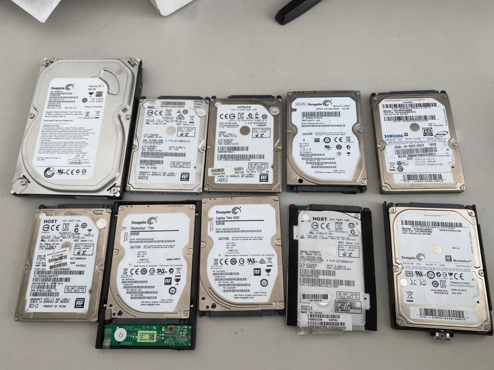 2.5 inch hdd 500gb, 640gb, 1tb 3.5 inch hdd 500gb MESSAGE FOR GB - Image 1 of 1