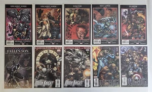 DAVID FINCH ALL SIGNED (10) COMIC LOT X-Men X-Factor Messiah Complex Moon Knight - Picture 1 of 3