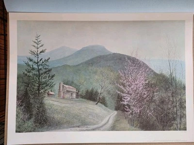 Larry Dodson Mountain Breeze 1978 impresión sin marco con cubierta original Foto 1 de 4