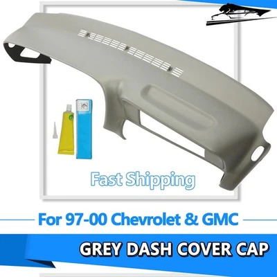 Molded Dash Cover Cap For 1997-2000 Chevy GMC C/K 1500 2500 Tahoe Yukon Escalade - Image 1 of 4