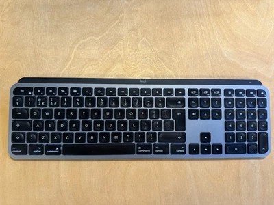 Logitech MX Keys S for Mac UK Layout Space Grey – Wireless Backlit Keyboard - Image 1 of 3