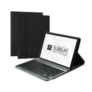 Custodia per Tablet e Tastiera Subblim Nero 10,5" Qwerty in Spagnolo - Afbeelding 1 van 1