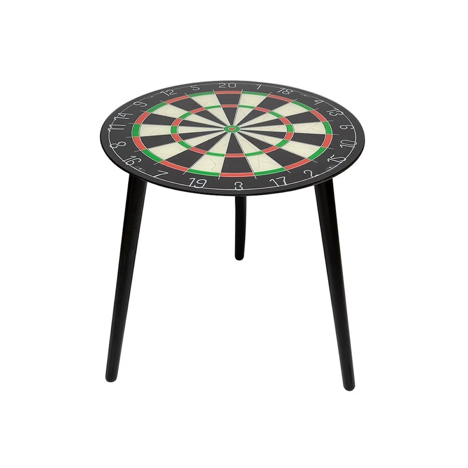 Dart Board Design Glass Top Table Novelty Man Cave Accessory Unique Gifts Men - Image 1 of 1