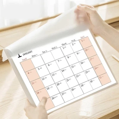 Space Efficient Combined Calendar Desk Pad Integrated Mouse Pad Multifunctional - Image 1 of 4